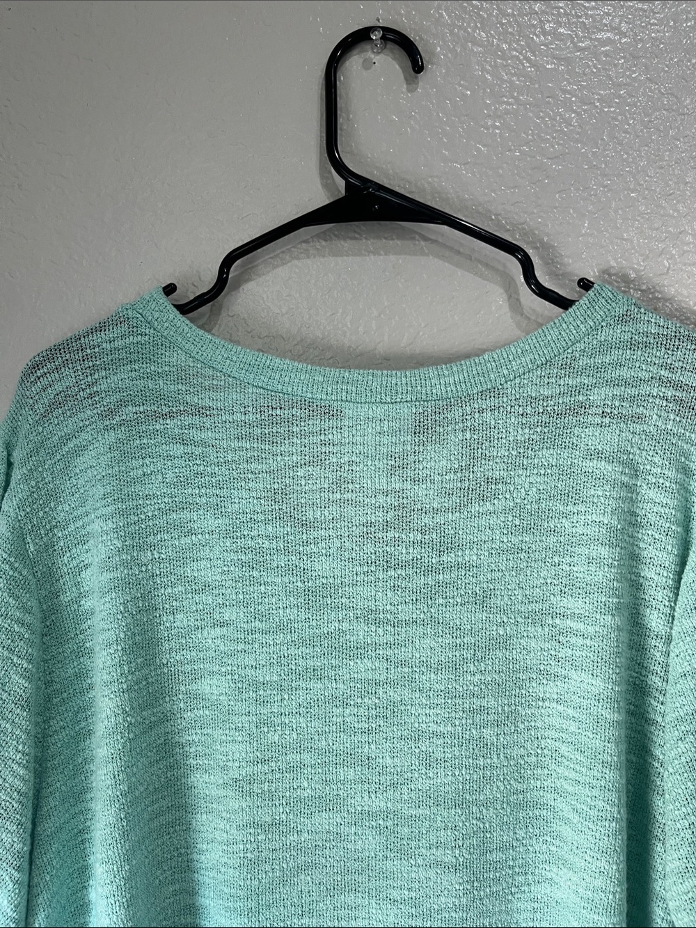 LuLaRoe Mint Green Short Sleeve Knit Top Sz 2XL Boho cottage core Chic TC556 - Picture 8 of 8